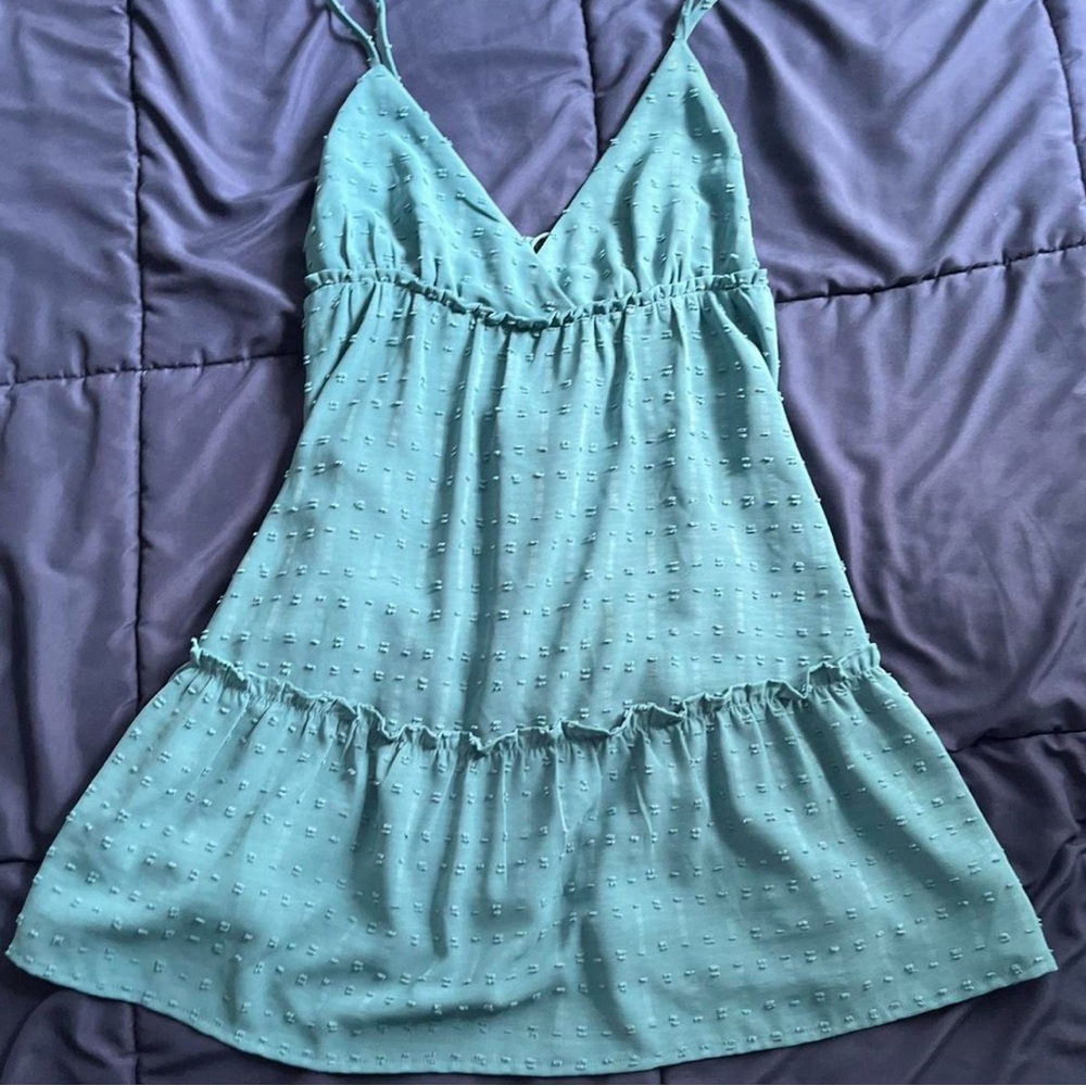 Teal Babydoll Top
